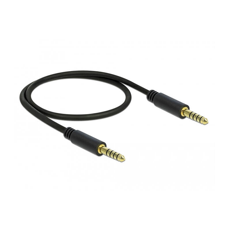 delock-cable-de-audio-jack-44-mm-5-pin-macho-a-macho-05-m-negro