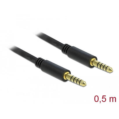 delock-cable-de-audio-jack-44-mm-5-pin-macho-a-macho-05-m-negro