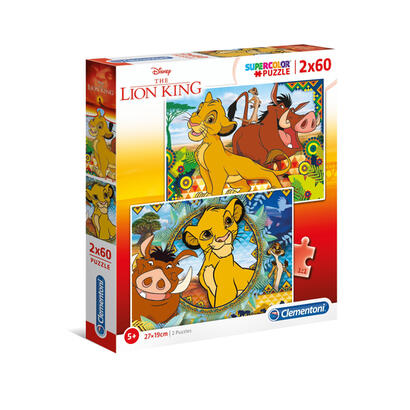 puzzle-el-rey-leon-disney-2x60pzs