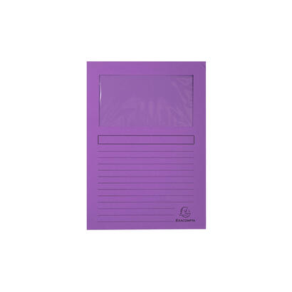 exacompta-subcarpeta-a4-forever-con-ventana-violeta-120gr-100u-