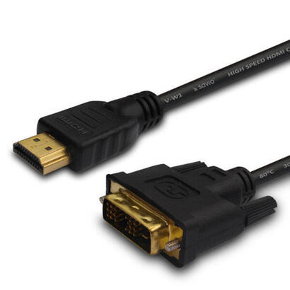 savio-cl-139-adaptador-de-cable-de-video-18-m-dvi-a-hdmi-tipo-a-estandar-negro