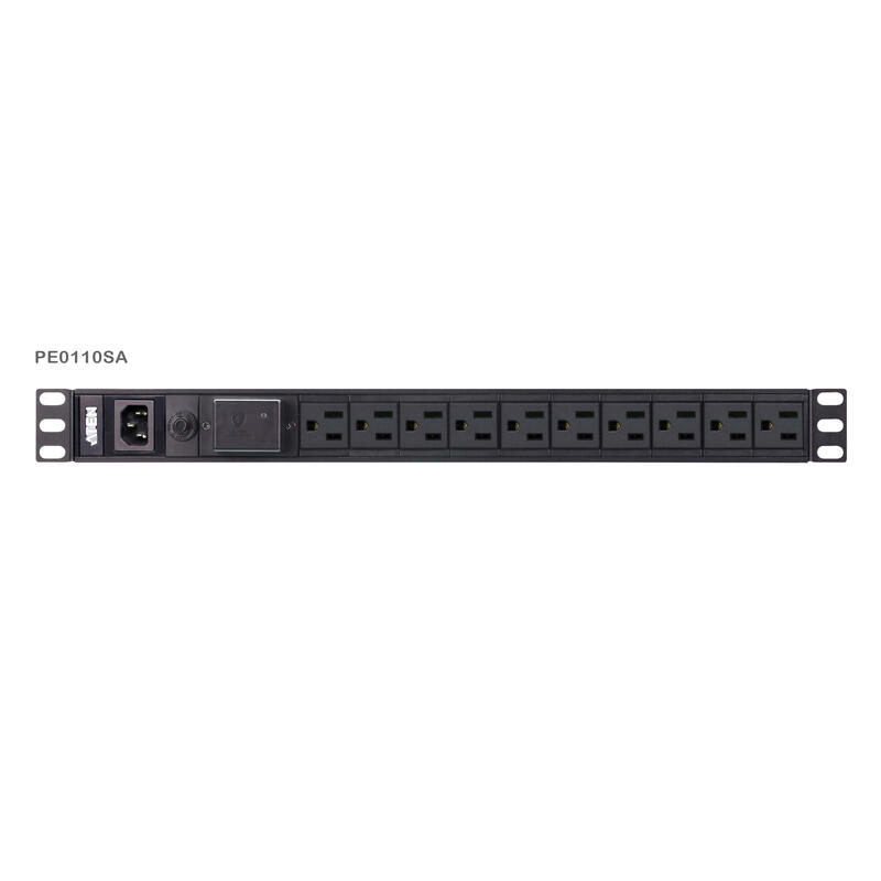 aten-pe0110sg-unidad-de-distribucion-de-energia-pdu-10-salidas-ac-1u-negro