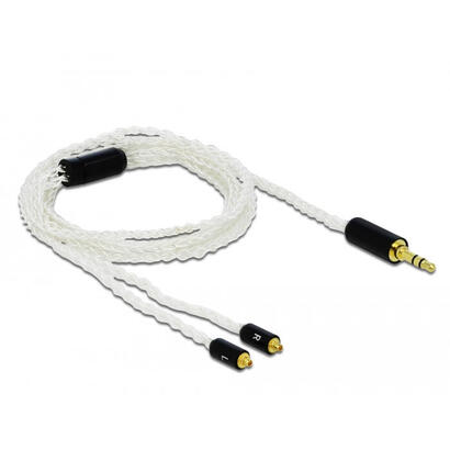 delock-cable-de-audio-35-mm-3-pin-macho-2-x-mmcx-macho-120-m