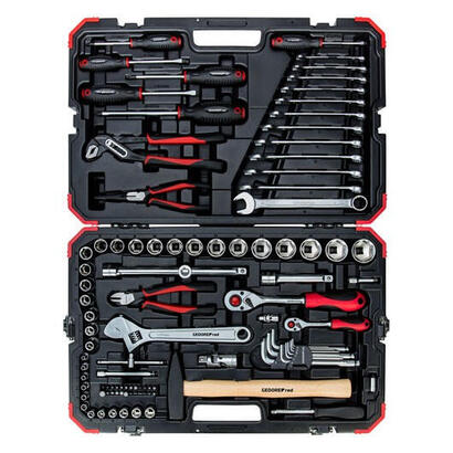 gedore-kit-de-herramientas-y-llaves-de-tubo-rojo-14-12-100-piezas