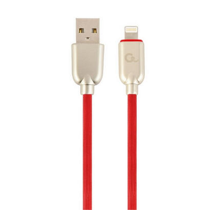 gembird-cc-usb2r-amlm-1m-r-cable-premium-usb-a-de-8-pines-enchufes-de-metal-cable-de-goma-1-m-rojo