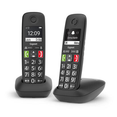 gigaset-e290-duo-terminal-de-telefono-analogico-identificador-de-llamadas-negro