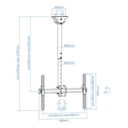 tooq-soporte-de-techo-giratorio-para-tv-de-37-70-gestion-de-cables-peso-max-50kg-vesa-600x400mm