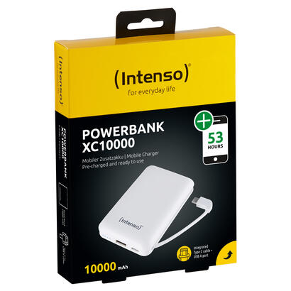 intenso-powerbank-xc10000-blanco-cable-usb-a-a-tipo-c-10000-mah