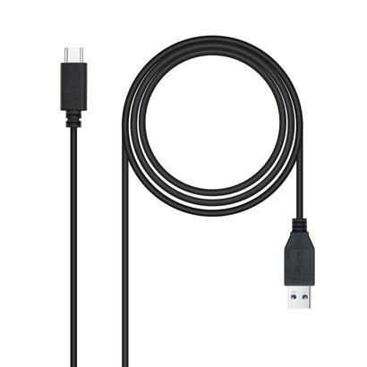 nanocable-cable-usb-31-gen2-10gbps-3a-tipo-usb-cm-am-negro-05-m