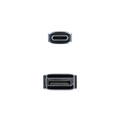 nanocable-cable-conversor-usb-c-macho-a-displayport-macho-180m-negroplata