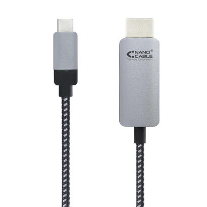 nanocable-cable-conversor-usb-c-macho-a-hdmi-macho-180m-negroplata