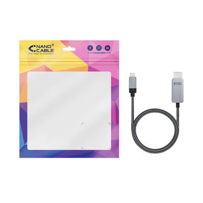 nanocable-cable-conversor-usb-c-macho-a-hdmi-macho-3m-negroplata