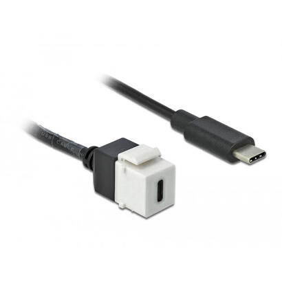 adap-delock-keystone-usb-30-c-to-usb-30-c-mit-cable