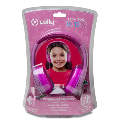 celly-kidsbeat-auriculares-alambrico-diadema-musica-rosa
