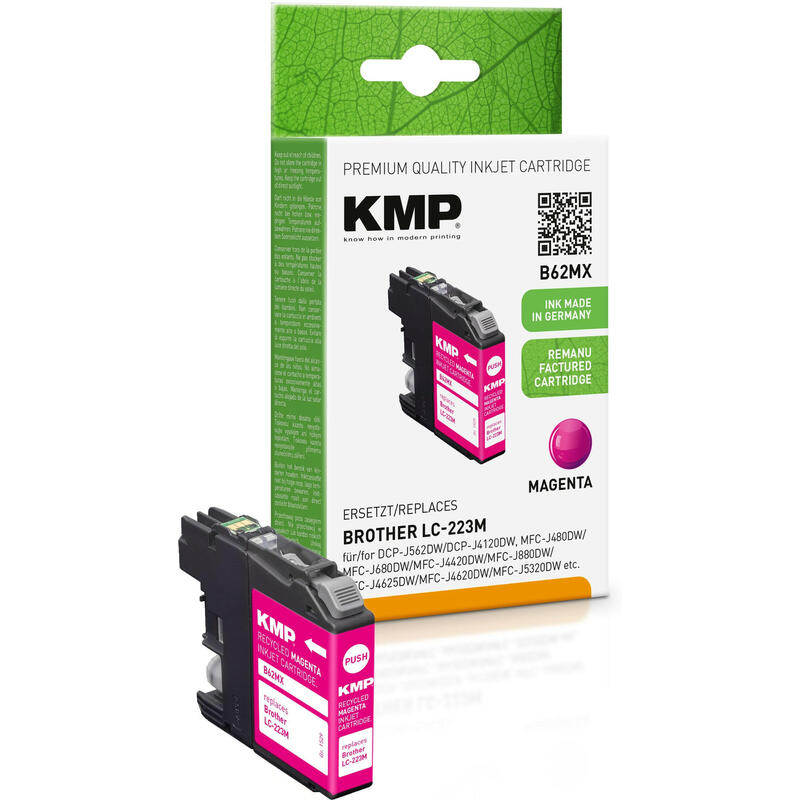 kmp-patrone-brother-lc223m-magenta-550-s-b62mx