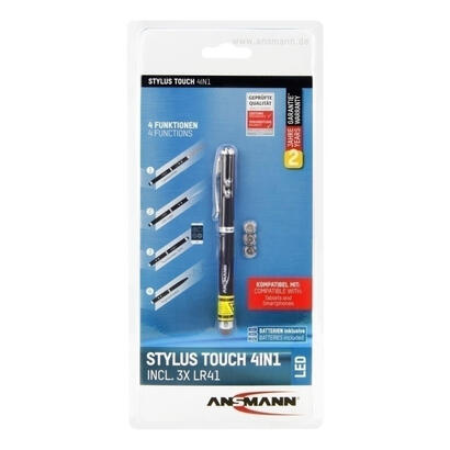 ansmann-stylus-touch-4-en-1-alcance-de-luz-100m-1x-led-1x-laser