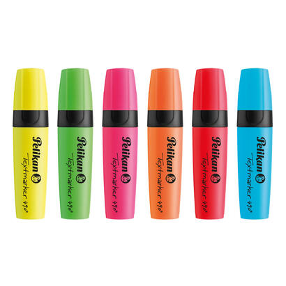 pelikan-textmarker-490-marcador-6-piezas-multicolor