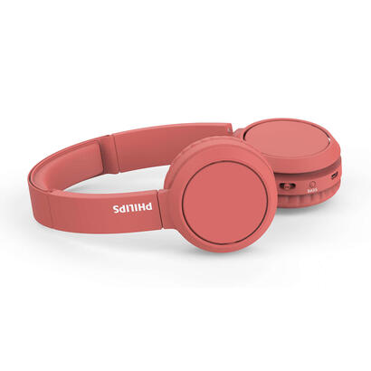auriculares-inalambricos-philips-tah4205-con-microfono-bluetooth-rojos