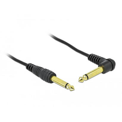 delock-cable-de-audio-en-espiral-635-mm-2-m-negro