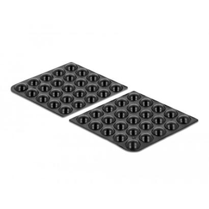 delock-pies-de-goma-redondos-autoadhesivos-10-x-3-mm-50-piezas-negro