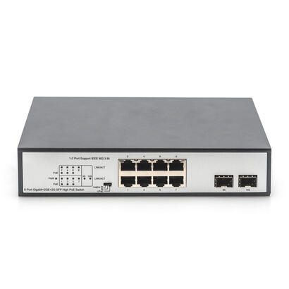 switch-digitus-gigabit-8xrj45-6xpoe-2g-sfp-180w