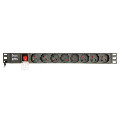 gembird-regleta-8-sockets-1u-16a-schuko-plug-3-m-cable