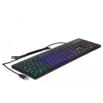 teclado-aleman-delock-usb-15-m-negro