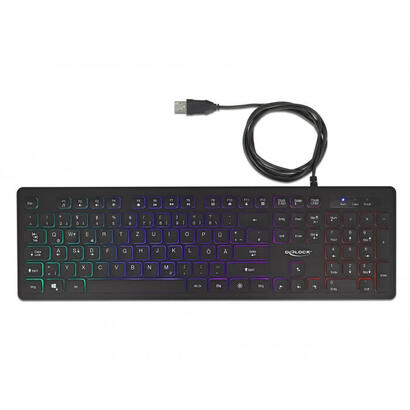 teclado-aleman-delock-usb-15-m-negro