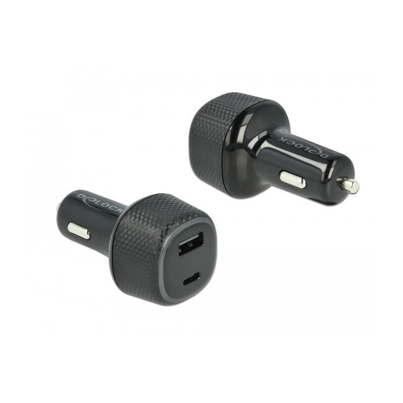 delock-cargador-coche-usb-tipo-c-pd-30-usb-typ-a-mit-63-w