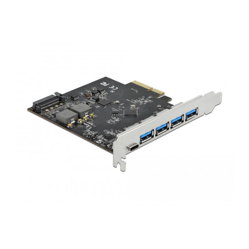 delock-tarjeta-pci-express-x4-a-1-x-usb-tipo-c-4-x-usb-typ-a