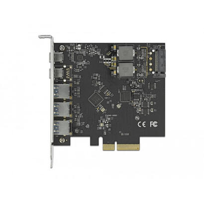 delock-tarjeta-pci-express-x4-a-2-x-usb-tipo-c-3-x-usb-typ-a