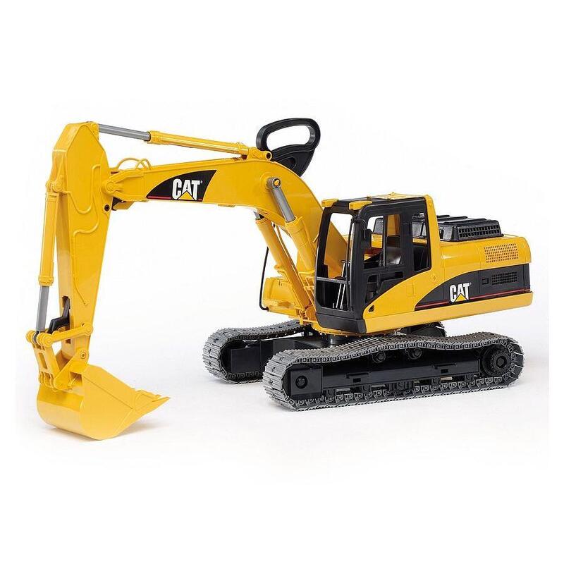 excavadora-de-pala-bruder-cat-modelo-de-vehiculo-amarillo-negro excavadora-de-pala-bruder-cat-modelo-de-vehiculo-amarillo-negro