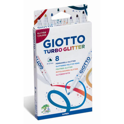 giotto-rotuladores-de-colores-turbo-glitter-estuche-de-8
