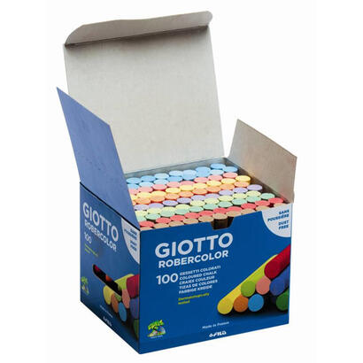 giotto-tiza-robercolor-colores-surtidos-antipolvo-caja-de-100