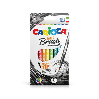 carioca-rotulador-super-brush-punta-pincel-colores-caja-de-10