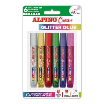 alpino-pegamento-con-purpurina-en-tubo-glitter-classic-pack-de-6-csurtidos