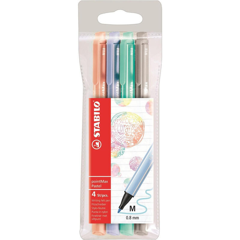 stabilo-rotuladores-pointmax-para-escritura-punta-m-estuche-de-4-csurtidos-pastel