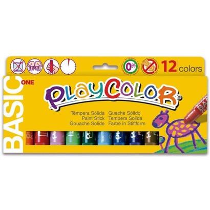 playcolor-temperas-solidas-basic-one-barra-estuche-de-12-csurtidos
