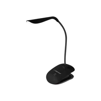 esperanza-eld104k-deneb-lampara-de-escritorio-led-clip-negro