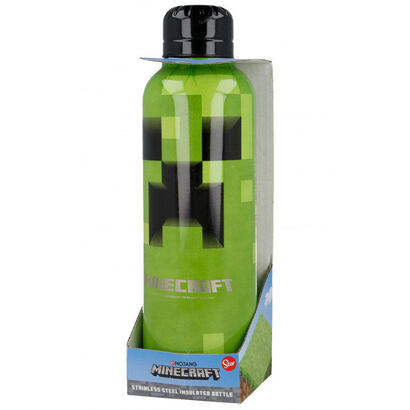 stor-00441-bidon-de-agua-uso-diario-515-ml-acero-inoxidable-negro-verde