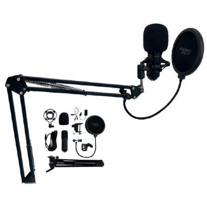 microfono-xlr-pro-kit-black-keepout-filtro-pop-brazo-giratorio-soporte-mesa