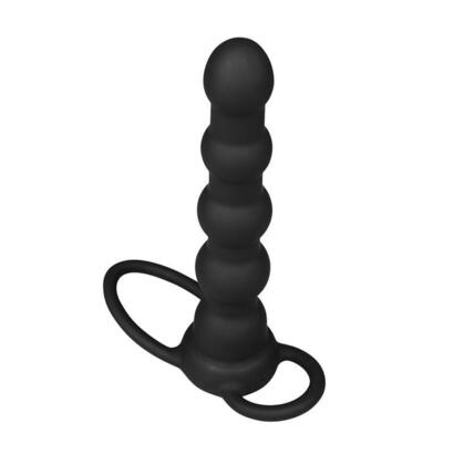 plug-anal-double-prober-con-vibracion-negro