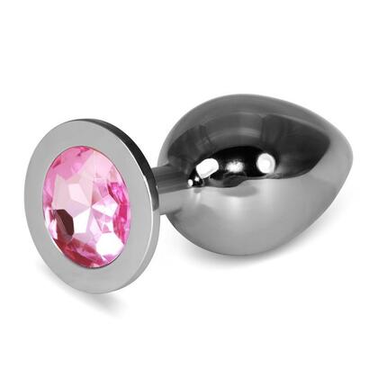 plug-anal-metal-rosebud-classic-con-joya-rosa-talla-l