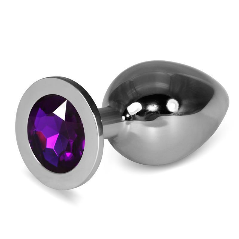 plug-anal-metal-rosebud-classic-con-joya-purpura-talla-l