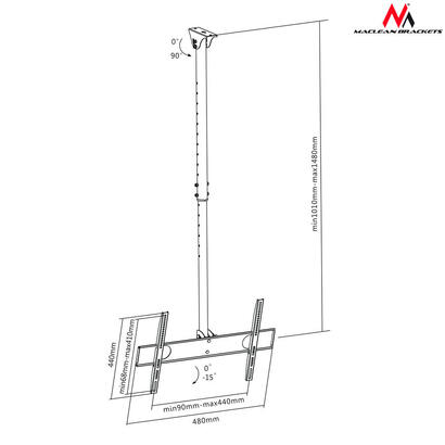 soporte-de-techo-para-tv-maclean-mc-631-inclinacion-32-55-50-kg-max