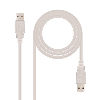 nanocable-cable-usb-20-tipo-aa-2m-mm-gris-10010303