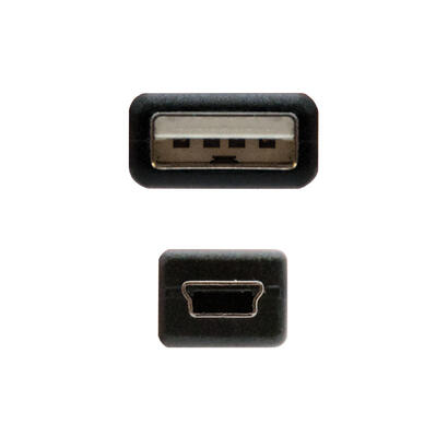 nanocable-cable-usb-a-20-macho-a-mini-usb-macho-050m