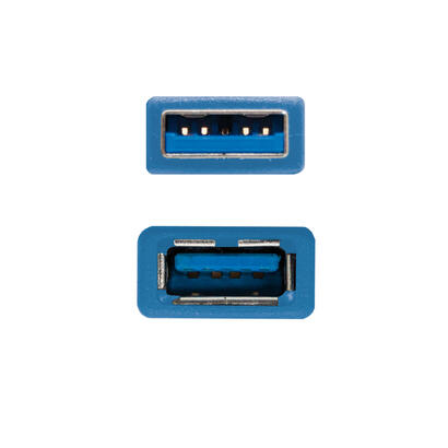 nanocable-cable-usb-a-30-macho-a-usb-a-hembra-2m-azul