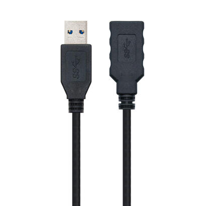 nanocable-cable-usb-30-tipo-aa-alargo-mh-3m-negro-10010903-bk