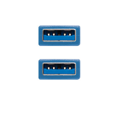 nanocable-cable-usb-30-tipo-am-am-azul-10-m